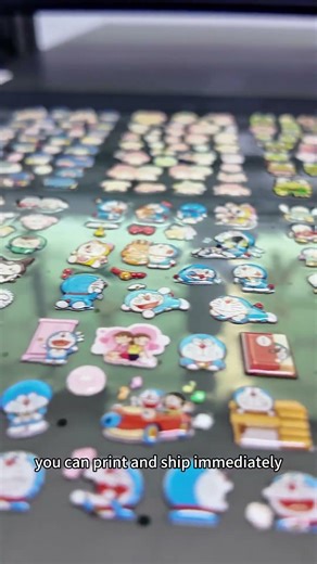 Fast 3D sticker printing that actually works #uvprinter #stickers