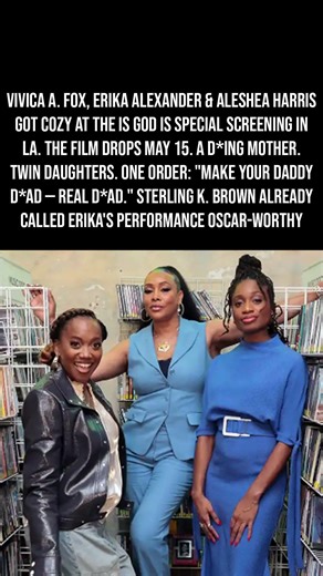 Vivica A. Fox, Erika Alexander & Director Aleshea Harris Just Made the Boldest Film of 2026! 🔥👑🎬