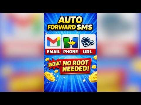 Auto Forward SMS on Android | Email, Message & Webhook Forwarding (No Root)