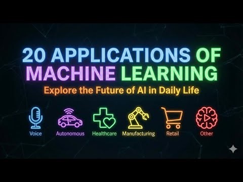 Applications of Machine Learning | Real-World ML Examples Explained Simply