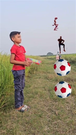 football to Dame tu cosita Alien, spiderman, gorilla & girl dance - vfx magic video | #explore #vfx