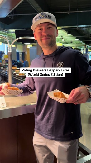 Which food and beverage items are you excited to try this World Series? @Brewers @MLB #baseball #mlb #worldseries #food