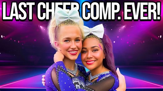 Our last cheer comp ever! Emotional 😢