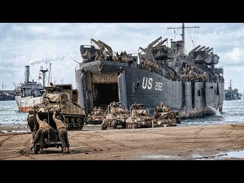 WW2 in Europe in Restored Color: The March To Germany