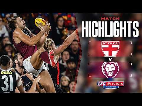 St Kilda v Brisbane Highlights | Round 3, 2026 | AFL