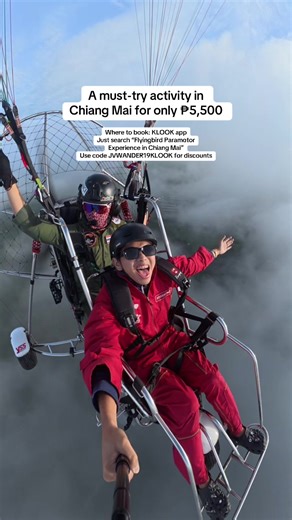 Experience Paramotoring in Chiang Mai for ₱5,500