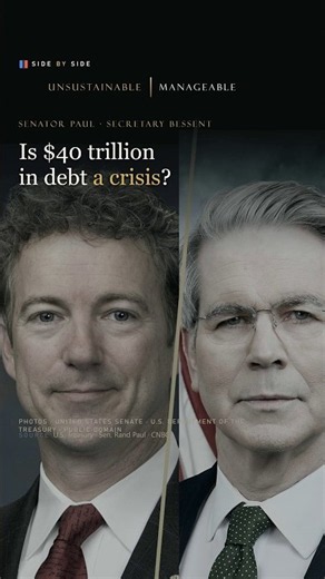 Rand Paul vs Scott Bessent: Is $40 Trillion in Debt a Crisis?