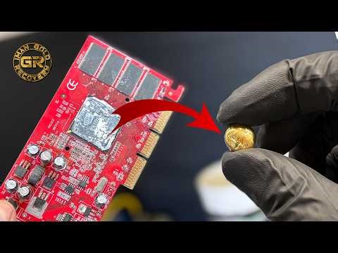 Gold Recovery from 1kg GPU IC Chips – How Much Gold Is Inside?