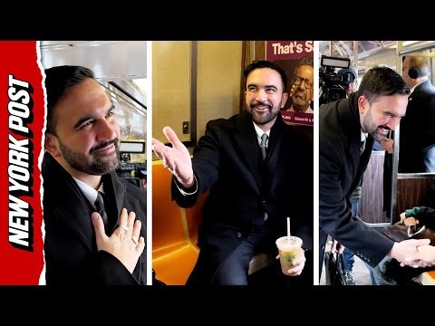 Mamdani Takes the Subway to Work on His First Day as NYC Mayor