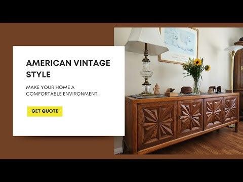 UHOME FURNITURE AMERICAN VINTAGES STYLE