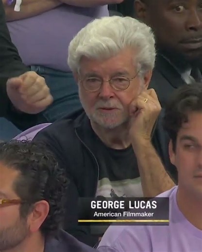 THE FORCE IS STRONG IN BALLHALLA 💫 George Lucas is in attendance for Game 3 of Wings-Valkyries 😎