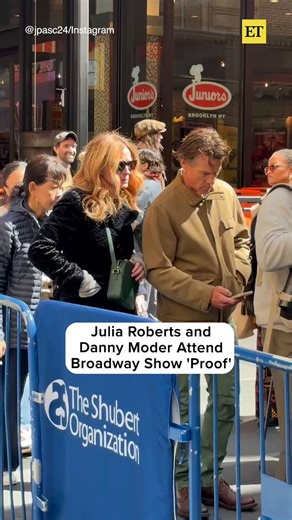 It was a Broadway kind of day for Julia Roberts and hubby Danny Moder, as the couple was spotted attending 'Proof' over the weekend. Two of Julia's former co-stars, Ayo Edebiri and Don Cheadle, made their Broadway debut in the play. 🎭