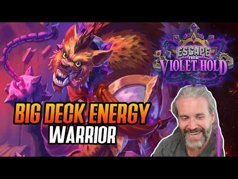 (Hearthstone) Big Deck Energy Warrior in Escape from Violet Hold!