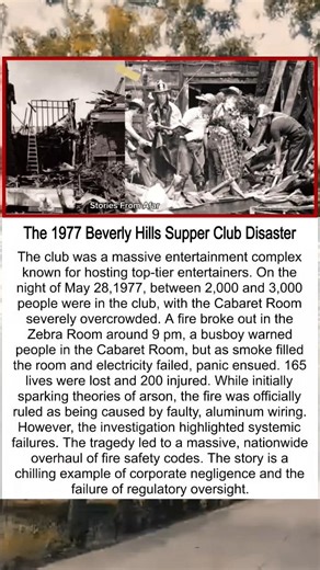 The 1977 Beverly Hills Supper Club Disaster #history #story #facts