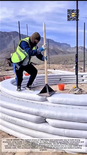 Building Walls with Earthbag Technology #9work