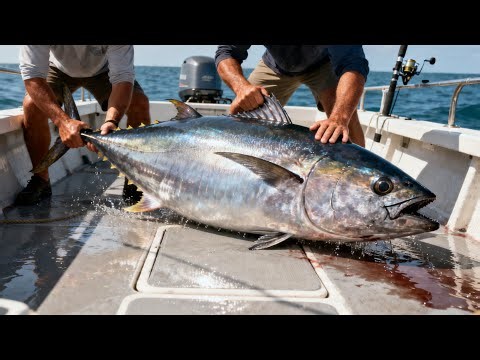 Amazing Tuna Fish Preparation and Filleting with Sharp Knife 🐠🔥