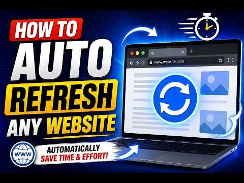 How to Auto-Refresh Any Website Using Chrome Extension
