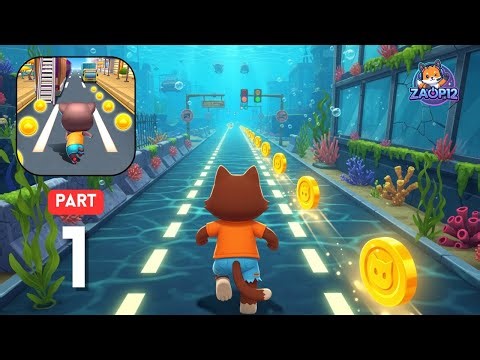 Cat Runner: Decorate Home - Gameplay Walkthrough Part 1 - Subway Cat Runner Game (iOS, Android)