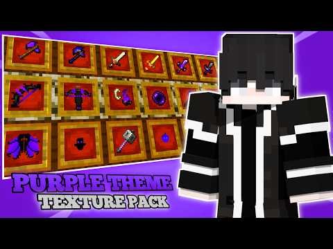 Best Purple Theme Texture Pack PvP+SMP
