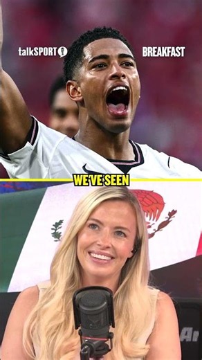 England fan sings his own song and Gabby's reaction is priceless... 🎶🤣