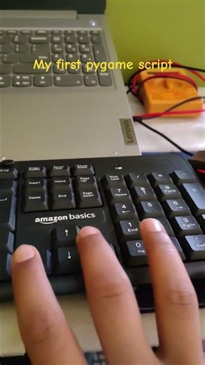 My first Pygame Window 🪟. #shorts #python #gamedev #smashdash