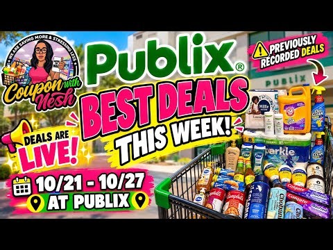 🔥 BEST PUBLIX DEALS THIS WEEK! 🛒 BOGO Deals & HUGE Savings | 10/21–10/27
