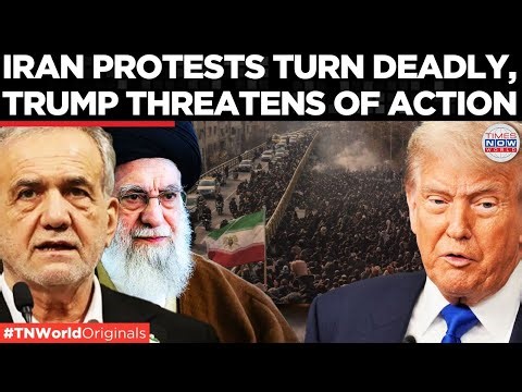 US V/S KHAMENEI: Trump says US ‘locked and loaded’ if Iran kills protesters | Times Now World