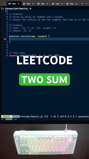LeetCode Easy Two Sum Explained in JavaScript