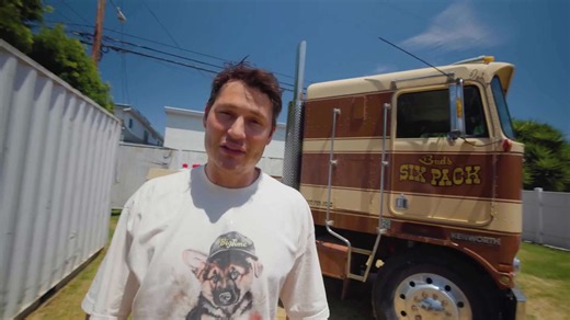 We rebuilt a 50-year-old semi truck in our own driveway