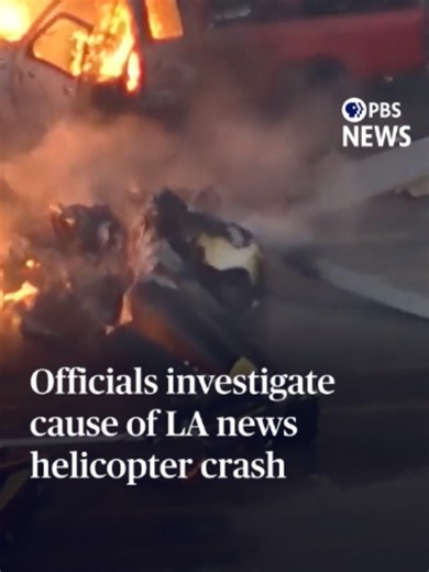 Federal safety officials are investigating the cause of a news helicopter crash in Los Angeles that killed three people. The helicopter was reporting on a bus collision for NBC4 Los Angeles on Tuesday when it went down around 7 p.m. Fire officials say both pilot George Marciniw and reporter Eliana Moreno were killed. A bystander on the ground, Edy Gutierrez Mejia, 29, also died in the copter crash. A motorist has been arrested for causing the crash the news crew was covering. Authorities say she