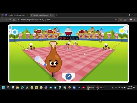 google 4th of july game