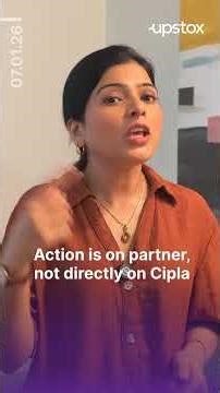 Why Cipla Shares Fell 5% Today Explained | Upstox