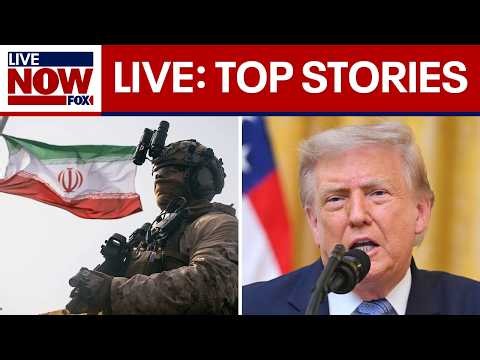 LIVE: Trump address reaction, US strikes in Iran, severe weather, & other top stories