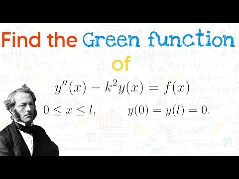 Example of how to find the Green Function associated to a Differential equation