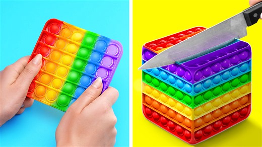 Cake decorating challenge: Spin the mystery wheel for a rainbow surprise