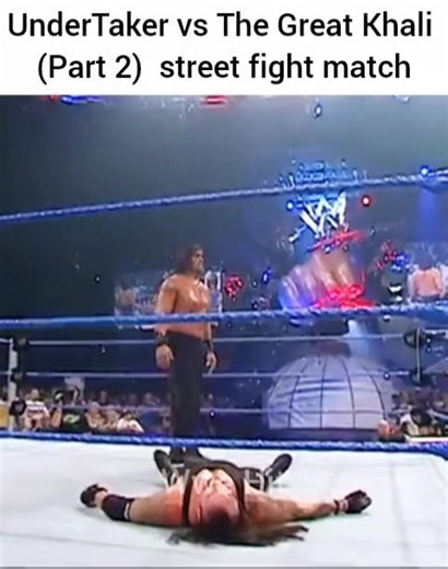 Undertaker vs Great Khali street fight part 2 greatest match 💯 #wwevideos #wwesuperstars #Undertaker #GreatKhali #wrestling #viralvideochallenge | Wwe Hits