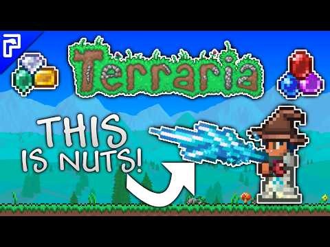 Terraria's GEM COMBOS & GLACIER FANG are INCREDIBLE in 1.4.5.7!