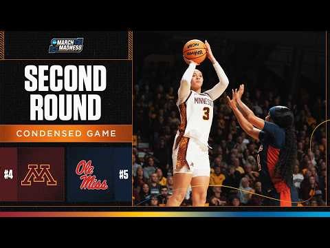 Minnesota vs. Ole Miss - Second round NCAA tournament extended highlights