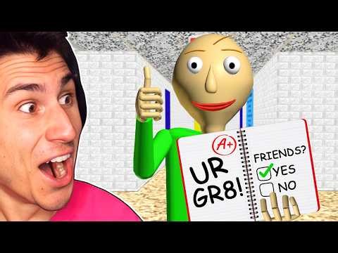 Baldi's Basics, But BALDI IS NICE!