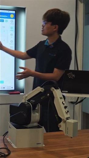 Dobot MG400 Cobot: Demo, Pick & Place, Collision Detection. #dobot #mg400 #cobot