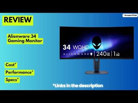 Alienware 34 Gaming Monitor AW3426DWM Review: 240Hz Ultrawide Immersion