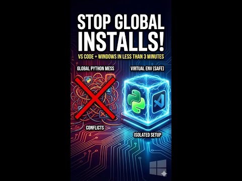 Create a Virtual Environment - Never Get "Module Not Found" Again 🐍