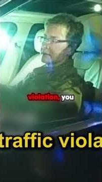 When 'knowing the law' goes wrong during a traffic stop.