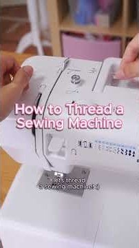 THREAD A SEWING MACHINE - beginner tutorial #sewingtutorial #sewingtips #sewing #beginner #diy