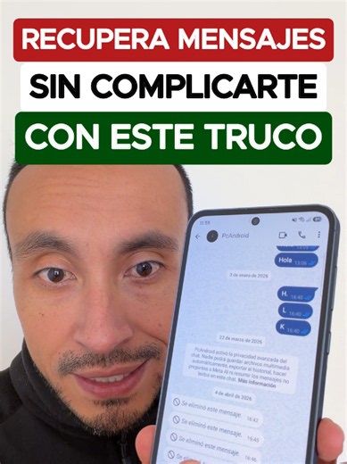 Si te enviaron un mensaje en whatsapp y lo eliminaron antes que lo leas. aquí te indico como recuperar esos mensajes borrados #tiktoktechcontest #whatsapp #mensajesborrados #trucos #android