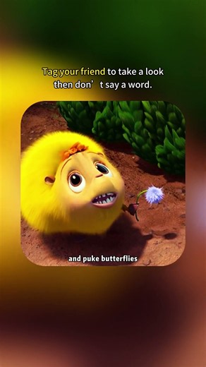 When the Fuzzy Creature Talks About Rainbows! #funny #shorts