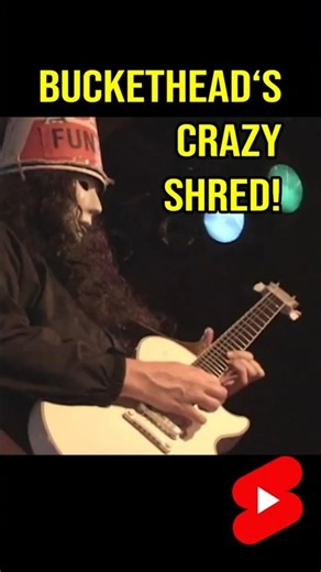 Buckethead UNLEASHED with Deli Creeps! 🎸 #buckethead #shorts #guitar