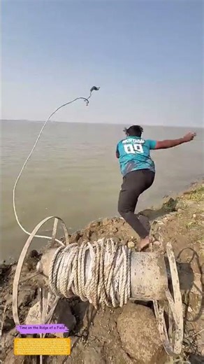 Hooking the Current: How a Simple Rope System Turns Tides Into Catches