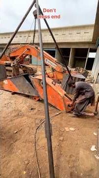 Rebuilding & Extending Heavy Excavator Boom | Master Fabrication #youtubeshorts #excavator