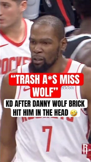 KD after brick hit him in the head 😂